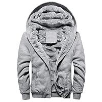 Algopix Similar Product 20 - MANLUODANNI Mens Solid Hooed Hoodies