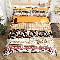 Algopix Similar Product 17 - Western Cowboy Bedding Set Full Size