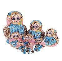 Algopix Similar Product 11 - NMGMJQ Matryoshka Stacking Dolls 15 Pcs