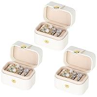 Algopix Similar Product 5 - KUKUVR 3 Pieces Small Travel Ring Box