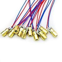 Algopix Similar Product 12 - HiLetgo 10pcs 5V 650nm 5mW Red Dot