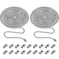 Algopix Similar Product 1 - TecUnite 2 Pieces 32 mm Beaded Pull