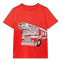 Algopix Similar Product 17 - Runytek Toddler Boys TShirt Fire Truck