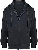 Algopix Similar Product 1 - LeeHanTon Mens Full Zip Heavyweight