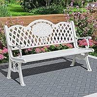 Algopix Similar Product 11 - icVantA Patio Bench Outdoor Bench Park