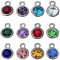 Algopix Similar Product 7 - Birthstone Charm Personalized