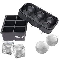 Algopix Similar Product 16 - Ticent Ice Cube Trays Set of 2