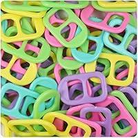 Algopix Similar Product 17 - BEADTIN Candy Multi Opaque 25mm Plastic