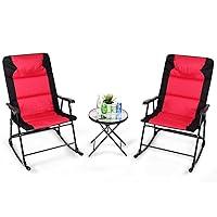 Algopix Similar Product 14 - Giantex 3 PCS Folding Bistro Set