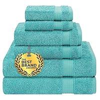 Algopix Similar Product 9 - Cotton Paradise 6 Piece Towel Set 100