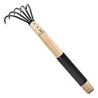 Algopix Similar Product 15 - Garden Rake with Ergonomic Wooden