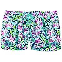 Algopix Similar Product 3 - Turtles Green and Pink Polyester Fabric