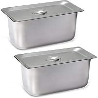 Algopix Similar Product 14 - 2 Stainless Steel Containers Third