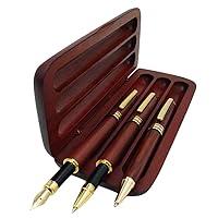 Algopix Similar Product 17 - 3 Pcs Wooden Pens Set with Gift