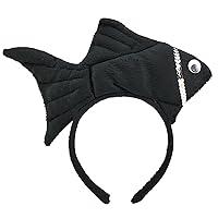 Algopix Similar Product 7 - Unisex Cartoon Headband Stuffed Fish
