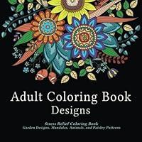 Algopix Similar Product 15 - Adult Coloring Book Designs Stress