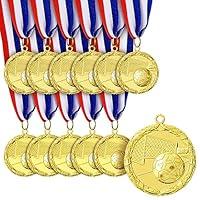Algopix Similar Product 6 - Juvale 12 Pack Soccer Award Medals for