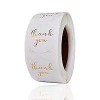 Algopix Similar Product 9 - 1 Thank You Stickers Gold Foil Font