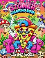 Algopix Similar Product 11 - Stoner Coloring Book 50 Trippy Weed