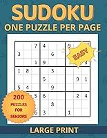 Algopix Similar Product 1 - Easy Sudoku for Senior 200 Easy