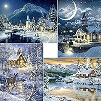 Algopix Similar Product 5 - ARTDOT 4 Pack Christmas Diamond