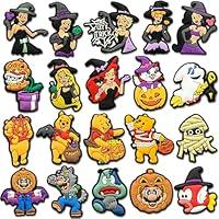 Algopix Similar Product 13 - 20Pcs Halloween Cartoon Shoe Charms for