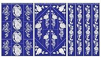 Algopix Similar Product 14 - Armour Etch Designer Stencil Pak Rose