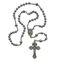 Algopix Similar Product 9 - WWI Combat Rosary  Silver Finish  WWI
