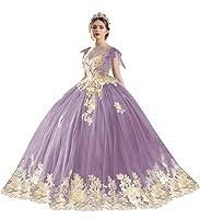 Algopix Similar Product 4 - TRHTX Puffy Tulle Quinceanera Dresses