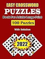 Algopix Similar Product 1 - 2022 Easy Crossword Puzzles Book For