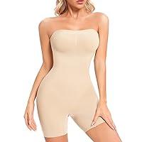 Algopix Similar Product 14 - Strapless Shapewear Bodysuit for Women