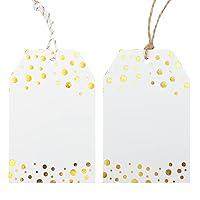 Algopix Similar Product 1 - Anwyll Gift TagsGold Foil Metallic