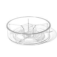 Algopix Similar Product 7 - BINO Plastic Round Turntable Organizer