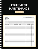 Algopix Similar Product 7 - Equipment Maintenance Log Book Daily