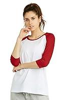 Algopix Similar Product 8 - Cottonbell Womens Baseball Quarter