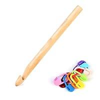 Algopix Similar Product 4 - Wooden Crochet Hooks 15mm Wooden