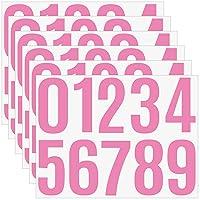 Algopix Similar Product 14 - 4 inch Large Vinyl Number Stickers6