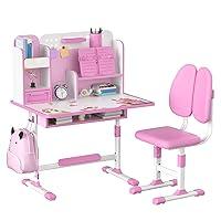 Algopix Similar Product 18 - TOLUON Kids Desk and Chair Set Height