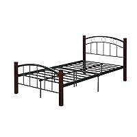 Algopix Similar Product 13 - Hodedah Metal Twin, Complete Bed