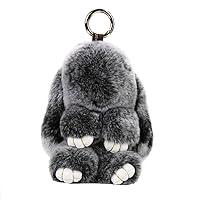 Algopix Similar Product 16 - CHMIING Bunny Keychain Soft Cute Rex