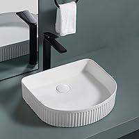 Algopix Similar Product 14 - JUMXSRLE Bathroom Sink 16inches Round