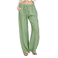 Algopix Similar Product 8 - Linen Pants Women Summer Casual