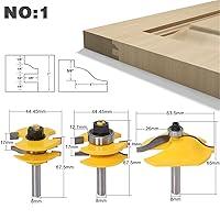 Algopix Similar Product 7 - Router Bits 8mm Shank Raised Panel