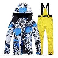 Algopix Similar Product 14 - Men Ski Suits Warm Snow Jacket and