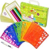 Algopix Similar Product 12 - 54 Pcs Drawing Stencils Set for Kids