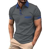 Algopix Similar Product 19 - Shirts for Men Summer Short Sleeve Polo