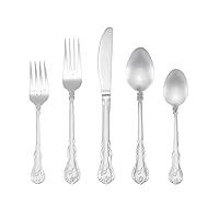 Algopix Similar Product 20 - RiverRidge 46Pc Monogrammed Flatware