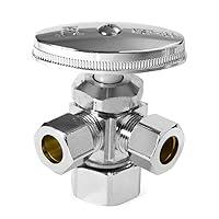 Algopix Similar Product 8 - EFIELD Dual Outlet Angle Stop Valve