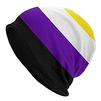 Algopix Similar Product 17 - RQZWDQ NonBinary Pride Flag Beanie