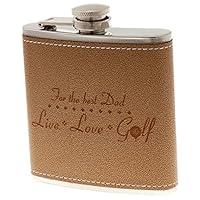 Algopix Similar Product 5 - Personalized Golfer Flask For the best